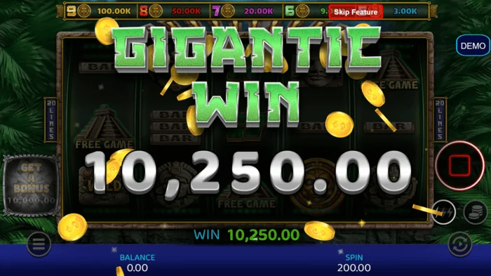 Mayan Madness – stor gevinst i bonusmodus