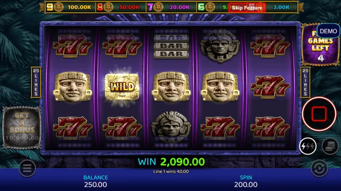 Mayan Madness – gevinst i bonusspillet